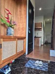 Kuchyň nebo kuchyňský kout v ubytování A Calm Spacious Cottage with Mount Agung View + 11 fotografií