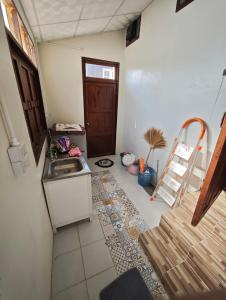 Et opholdsområde på Passara Wooden House