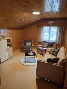 Posezení v ubytování Haus Obergoms