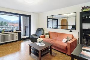 Et opholdsområde på Ferienwohnung Bergblick