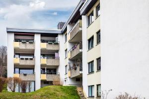 Bygningen som lejligheden ligger i