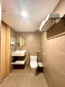 Et badeværelse på Anh Khoa Hotel