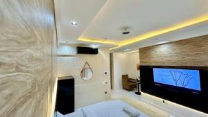 TV/trung tâm giải trí tại Bleivoryy Home