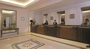 Lobbyen eller receptionen på Le Beringin