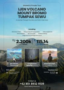 a poster for the lenovo morocco mount bromo tumuri summit at Bromo Breeze Malang in Malang +19 photos