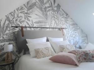 Postel nebo postele na pokoji v ubytování La P'tite Caudalie, Chambre D'hôtes