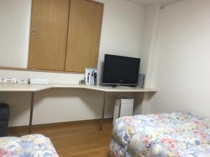 TV a/nebo společenská místnost v ubytování Hotel Tajimi Hills Myroom