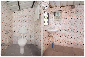 Et badeværelse på KIRTTI INN AC Family room