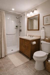 Koupelna v ubytování Central 2 bed 2 bath guesthouse