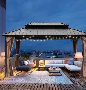 Zona d'estar a Nuria bnb