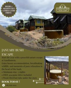 Naturlandskabet i nærheden af luksusteltet