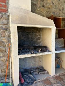 Grillfaciliteterne i feriehuset som gæsterne kan bruge