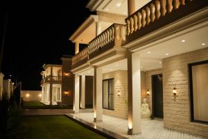 Bygningen som pensionatet ligger i