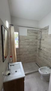 Et badeværelse på La casa de Rena