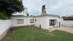 Bygningen som feriehuset ligger i