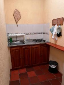 Køkken eller tekøkken på Casa de Descanso Flandes