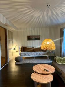 Posezení v ubytování Sjöbacken - Lovely apartment in the heart of Braås