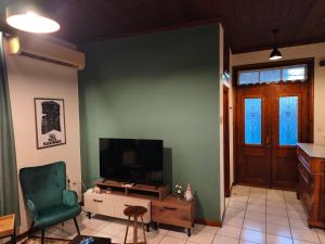 TV/trung tâm giải trí tại Αρχοντικό Βιζυηνού