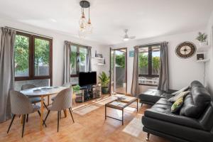 Et opholdsområde på Casa Lunnett