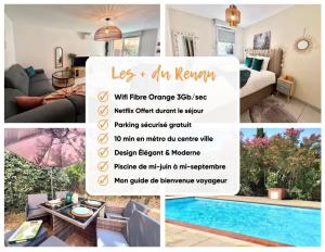 Et opholdsområde på Le Ernest - Parking inclus, jardin privé et piscine + 16 billeder