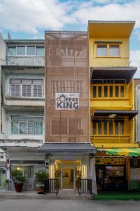 Bygningen som lejlighedshotellet ligger i