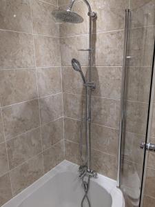 a shower with a shower head in a bathroom at St Davids House in Cranbrook +19 photos