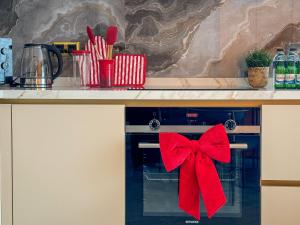 Kuchyň nebo kuchyňský kout v ubytování Qoople Excellence apartments by the sea