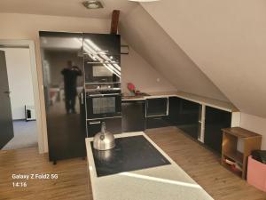 Nhà bếp/bếp nhỏ tại Ubytovna Kadaň