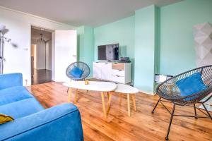 TV/trung tâm giải trí tại Le jardin suspendu