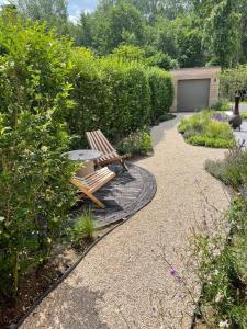 Zahrada ubytování Guesthouse Dolores with Breakfast perfect for Tomorrowland Festival