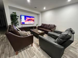 TV a/nebo společenská místnost v ubytování Comfort Stay Clyde north + 10 fotografií