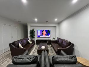 TV a/nebo společenská místnost v ubytování Comfort Stay Clyde north