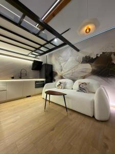 Posezení v ubytování NOVA LUXURY DESIGN