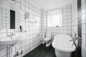 Koupelna v ubytování Hotel Gyllene Uttern