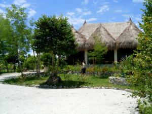 Zahrada ubytování Sea Turtle House Moalboal