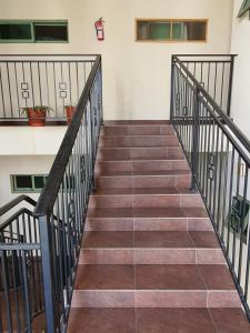 a staircase leading to the second floor of a building at Gracepointapartments in Lekki