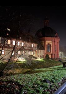 En have udenfor Gästehaus Krone