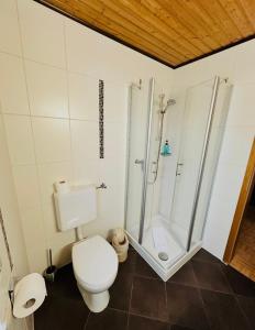 Et badeværelse på Gästehaus Krone + 12 billeder