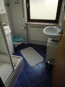 Koupelna v ubytování Angelas Apartment