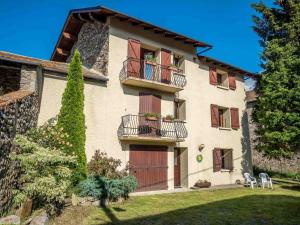 Bygningen som feriehuset ligger i