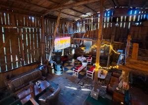 Khu vực ghế ngồi tại Scheune Landliebe in Holz und Lehm