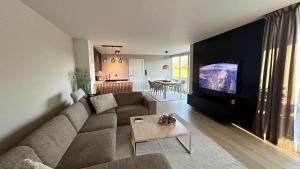 TV a/nebo společenská místnost v ubytování Apartment Suite in Os