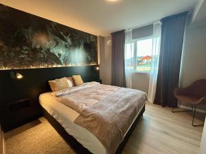 Postel nebo postele na pokoji v ubytování Apartment Suite in Os