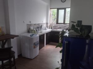 a kitchen with a sink and a dishwasher at Orchids Nest Vila Tg in Tangalle
