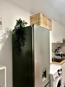 Køkken eller tekøkken på Casa Capitan Coliving Digital Nomads