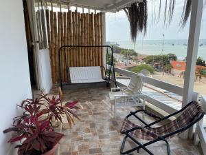 En balkon eller terrasse på Casa Zorritos