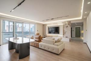 Khu vực ghế ngồi tại Tonight Homestay East Nanjing Road Shanghai