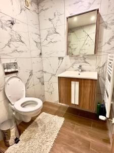 Koupelna v ubytování Petkovi Аpartments, Borovets Gardens - One-bedroom and Two-bedroom apartments + 55 fotografií