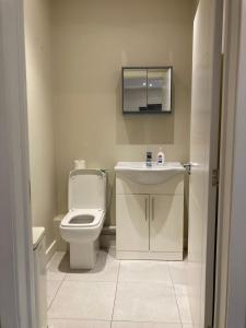 Koupelna v ubytování In the heart of the new forest