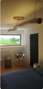 Postel nebo postele na pokoji v ubytování Room with a view